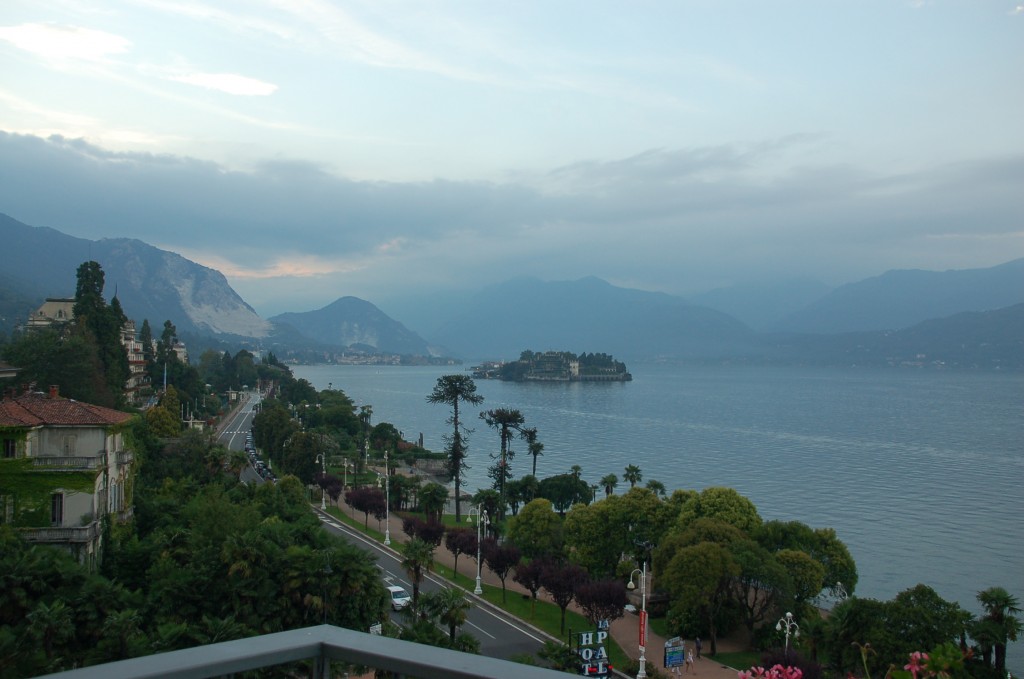 The view from our room @ Hotel Astoria Stresa